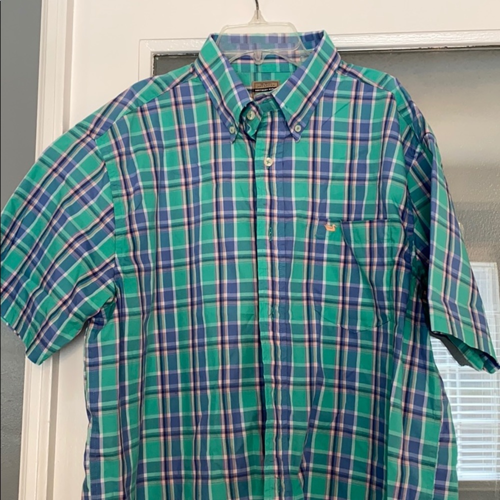 Short sleeve Southern Marsh button up